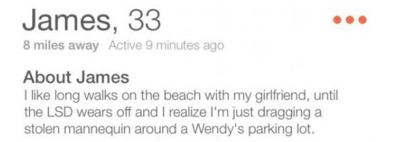 funny tinder bios