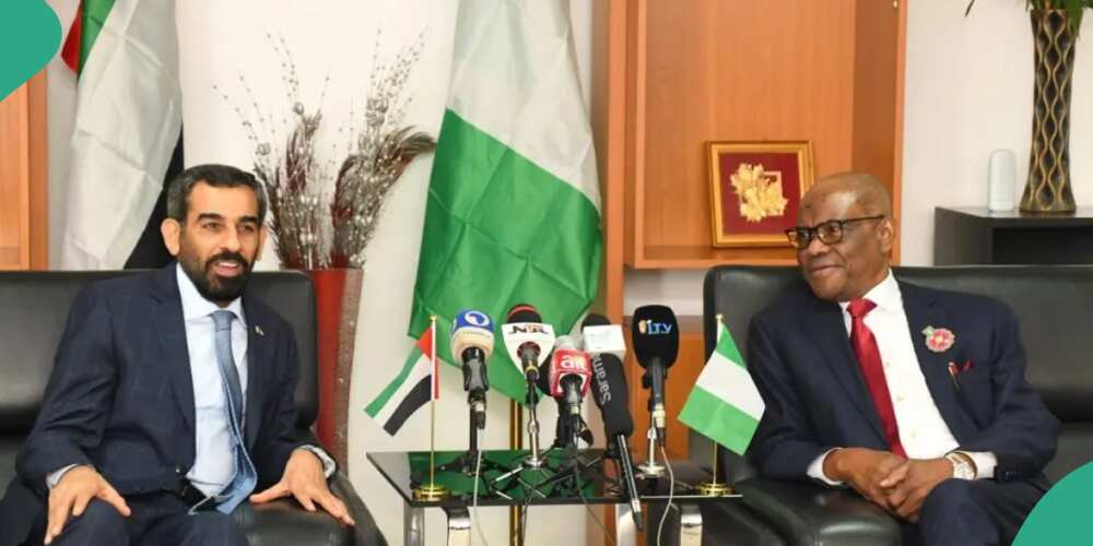 Wike and UAE Ambassador to Nigeria, Salem Al-Shamsi