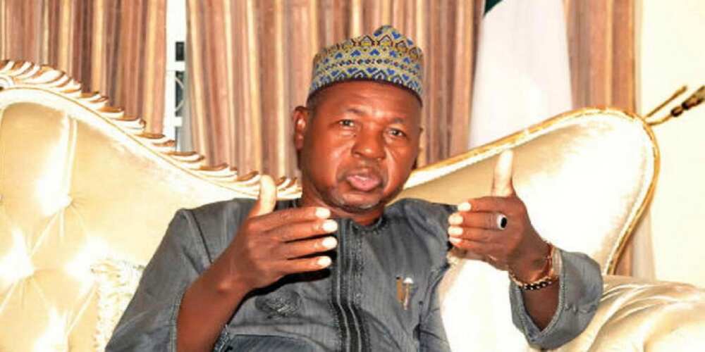 Governor Bello Masari speaking in Katsina