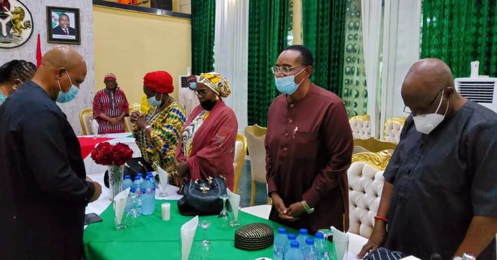 Enugu State: Gov Ugwuanyi Receives PDP Board of Trustees Led by Sen Walid Jibrin