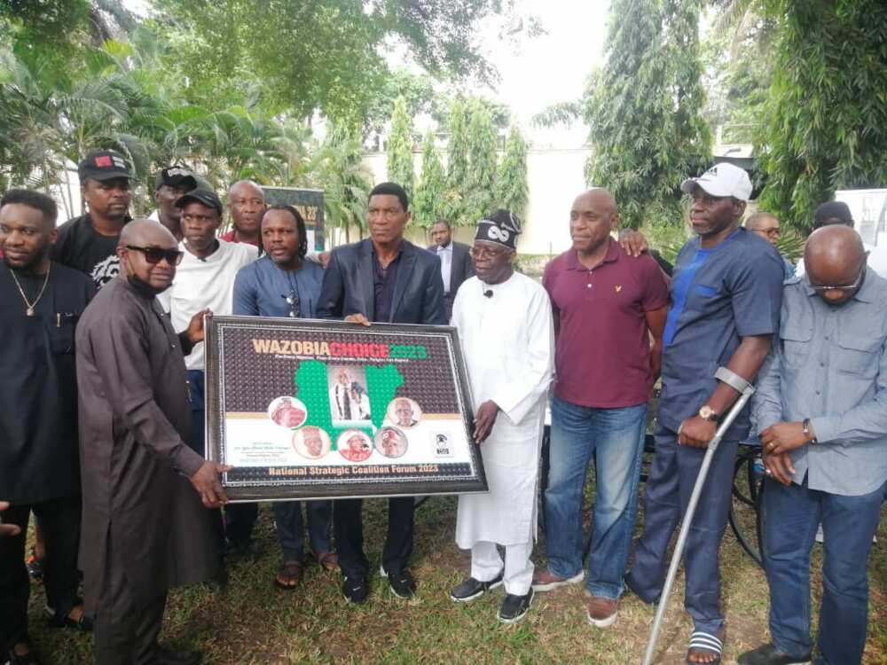 Tinubu ex-Super Eagles players in Bourdillon