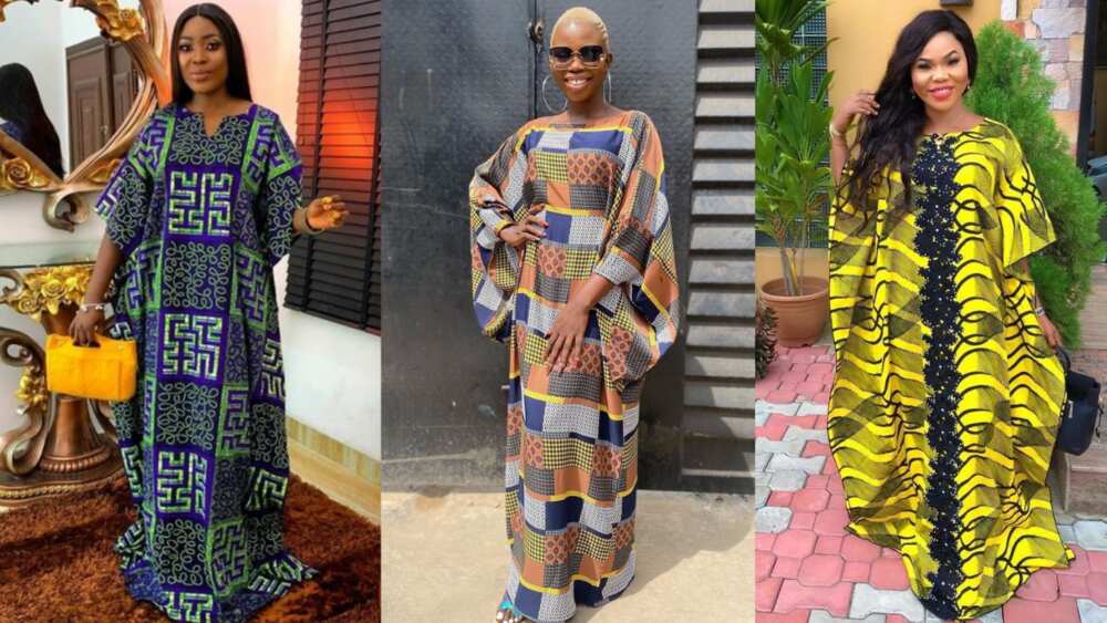 Long Ankara flare gowns