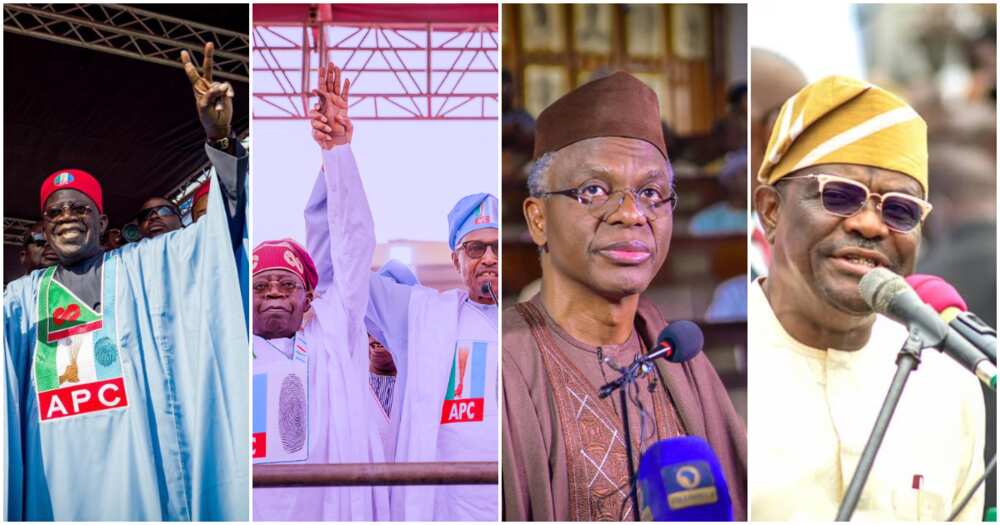 Tinubu/Endorsement/Inauguration/APC/Buhari/Wike/Northern APC govs