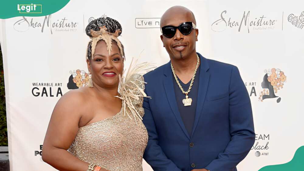 MC Hammer and Stephanie Fuller during the WACO Theater Center's 3rd Annual Wearable Art Gala