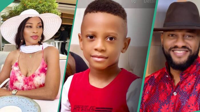 "An army of angels will watch over you": Georgina Onouha prays for May Yul Edochie's 5yr son on birthday