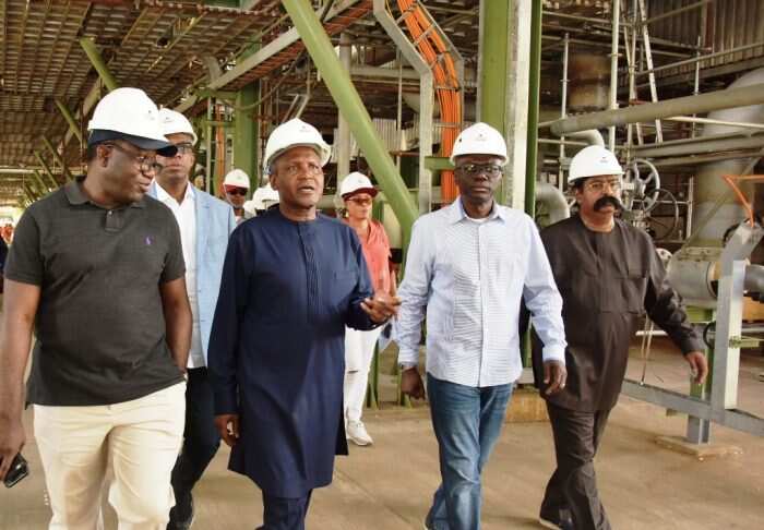 Fayemi, 10 other governors storm Dangote refinery in Lagos