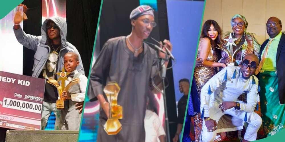 Layi Wasabi, Kiriku at the Nigeria Comedy Awards Layi Wasabi, Kiriku at the Nigeria Comedy Awards