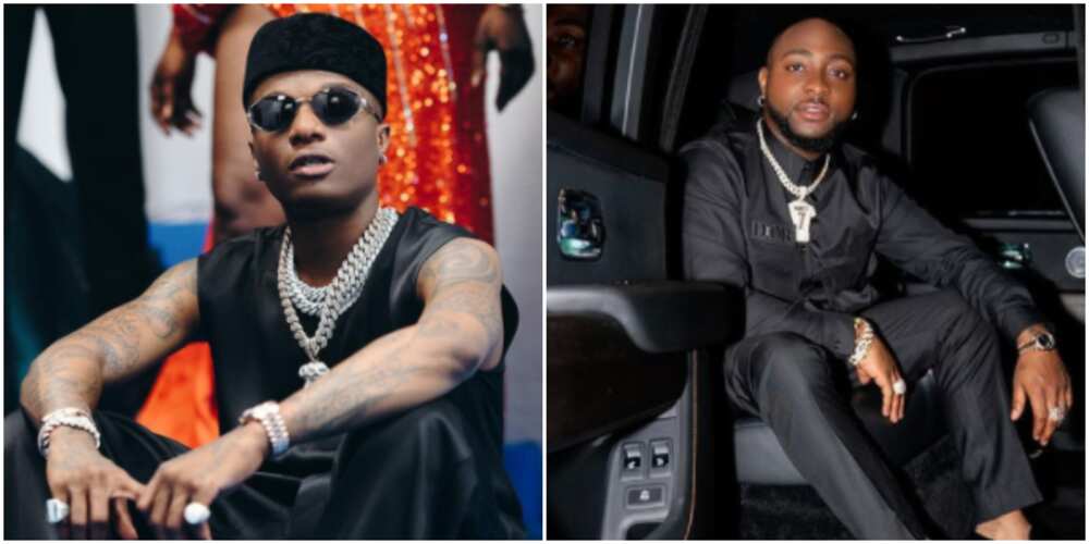 Wizkid dances to Davido's song