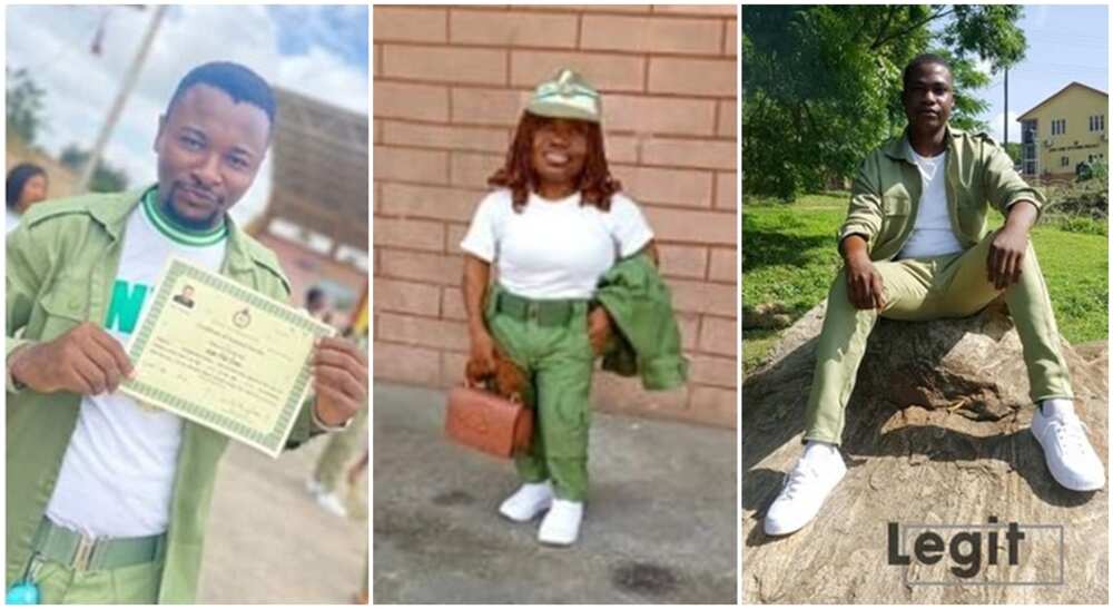 Nigerian youths on NYSC uniform.