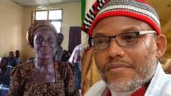 Yanzu-Yanzu: Daga Karshe, DSS Ta Sako 'Mahaifiyar' Nnamdi Kanu Bayan Tsare Ta Na Wata 3