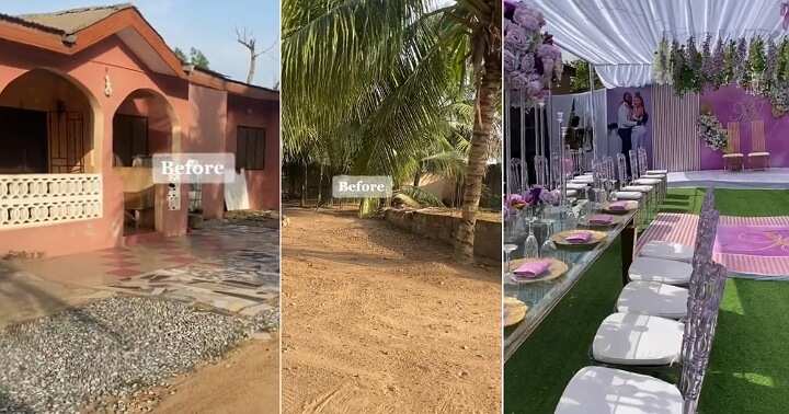 Transformation of exquisite wedding venue