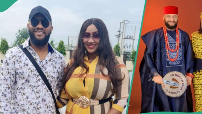 "See dis gorgeous woman, I will spend a thousand lifetime wit her": Yul Edochie vows to Judy Austin