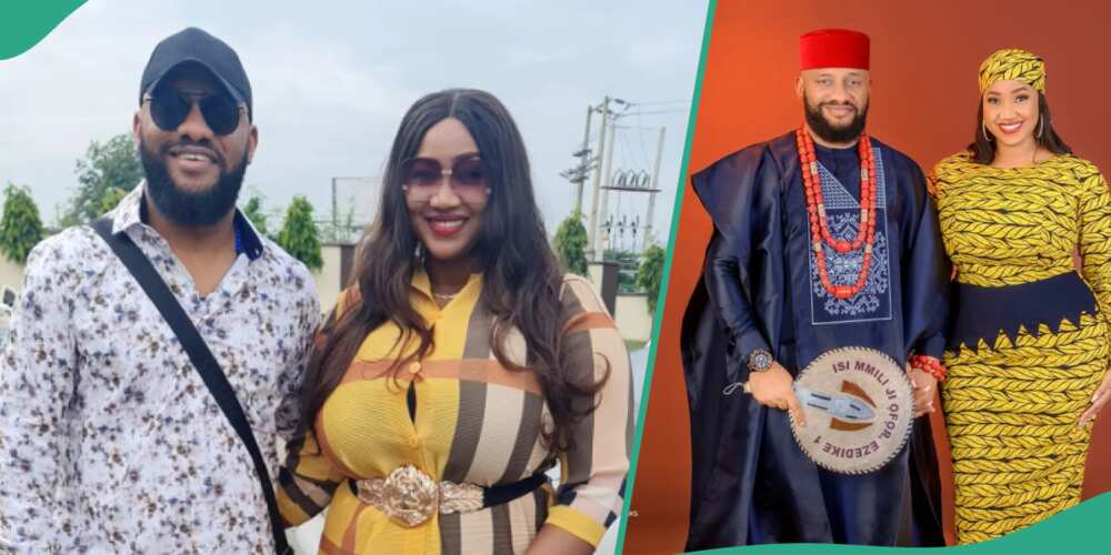 Yul Edochie makes vow to second wife.