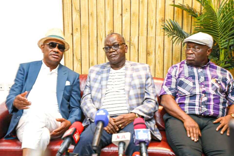 Wike/Ortom/Ikpeazu/2023 Elections/PDP Crisis