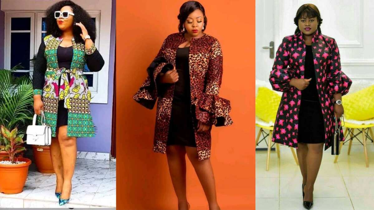 Female ankara jacket clearance designs