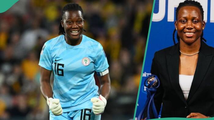 "Exceptionally adorable": Super Falcon's Nnadozie wins best goalkeeper award in France