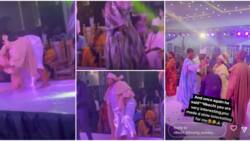 Video as actress Nkechi Blessing shakes her behind in Ooni of Ife’s face at event, ex-boo Falegan shades her
