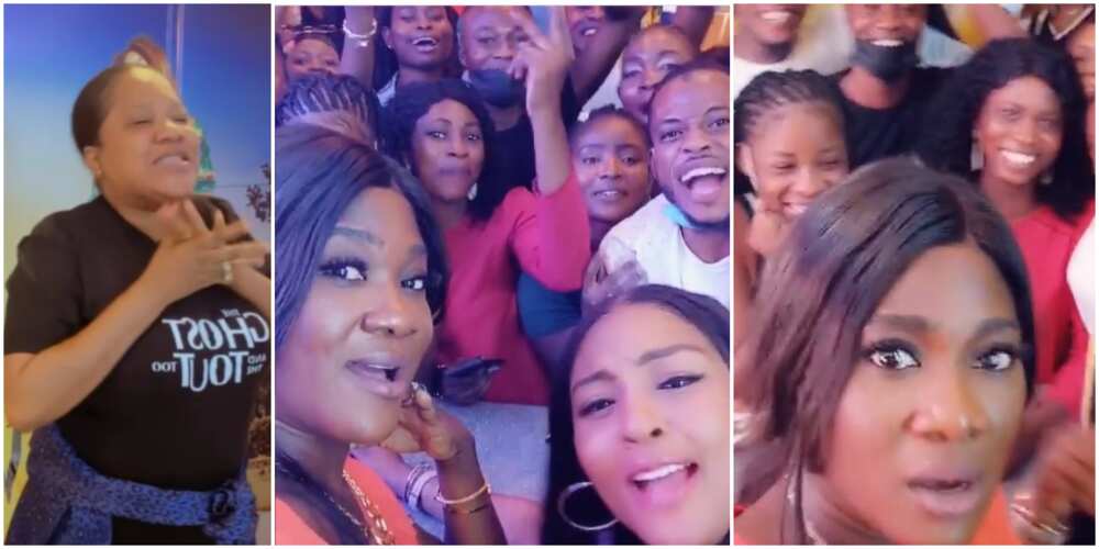 Where is Toyin Abraham? Fans query Mercy Johnson