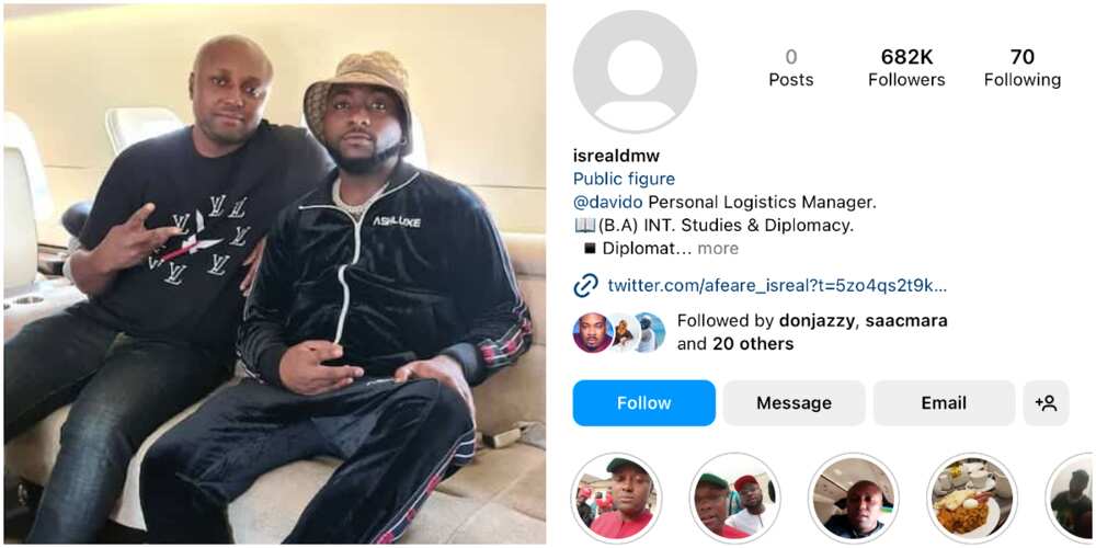 Isreal DMW and Davido, Isreal DMW joins Davido to delete all Instagram posts