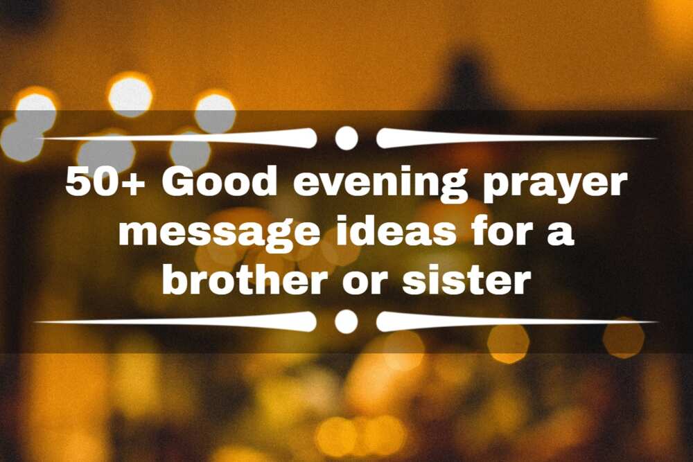 good evening prayer message