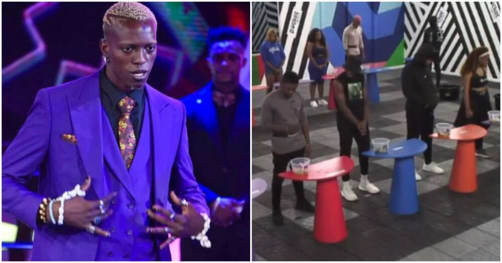BBNaija's Hermes wins Head of House. BBNaija's Hermes wins Head of House.