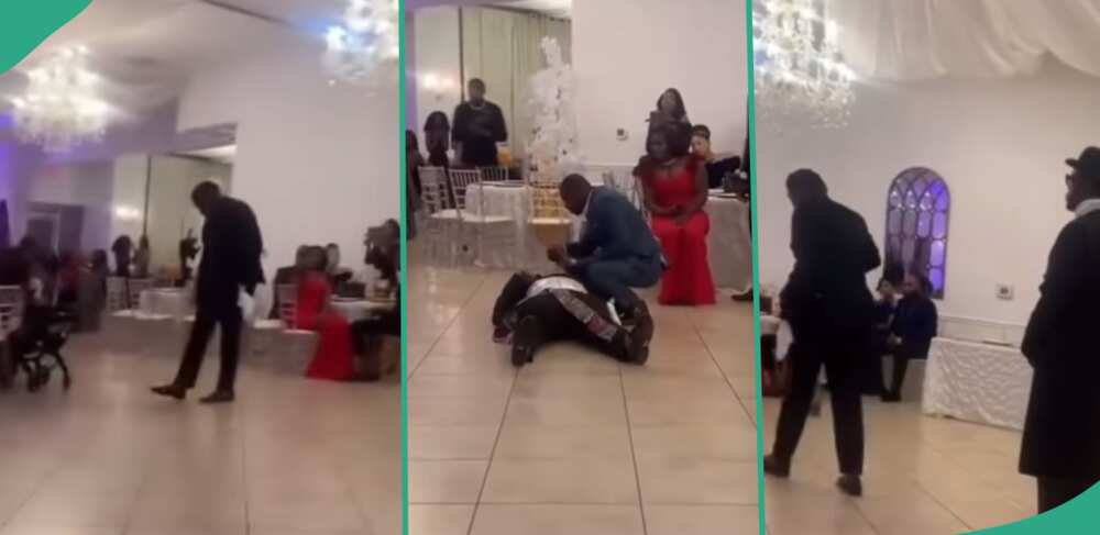 Wedding guest collapses while dancing