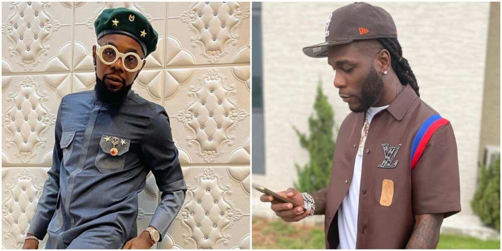 Burna Boy Gifts Patoranking Huge Stash of Cash As Birthday Gift, They Exchange Brotherly Hug in Cute Video