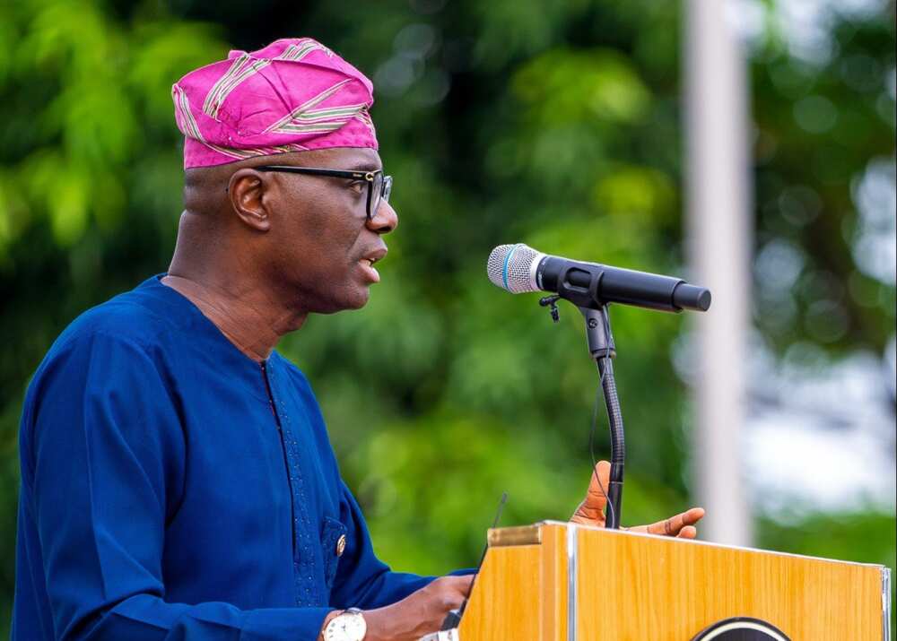 Lagos state governor Babajide Sanwo-Olu