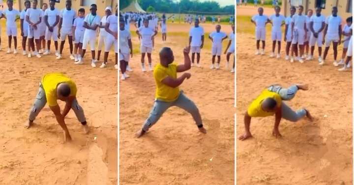 Corps member shares video of training session