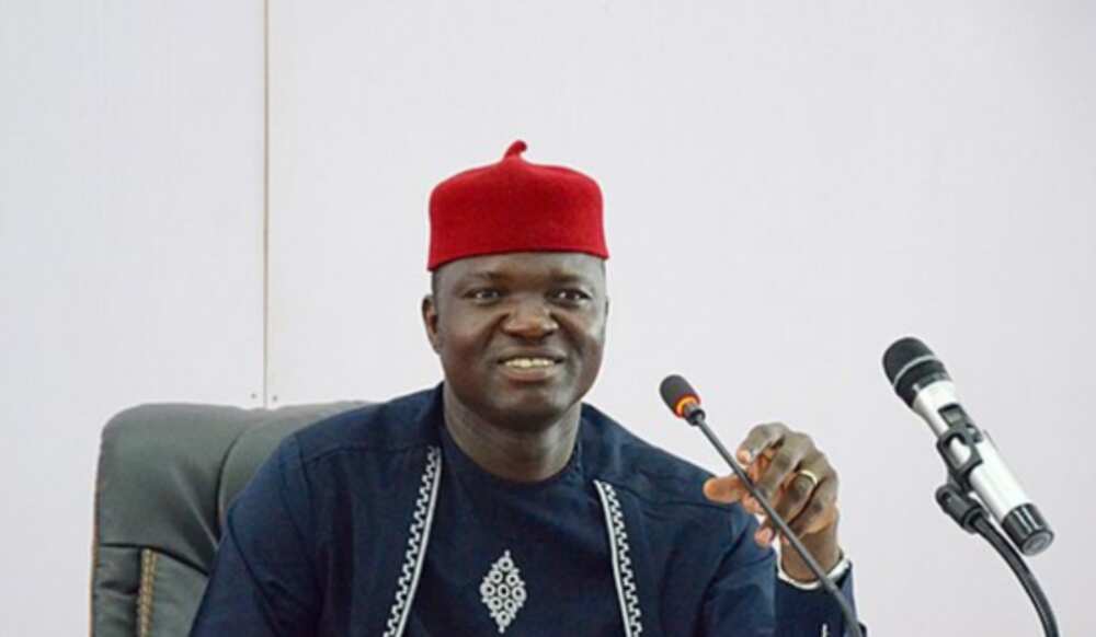 Gwamnan jihar Ebonyi, Francis Nwifuru. Gwamnan jihar Ebonyi, Francis Nwifuru.