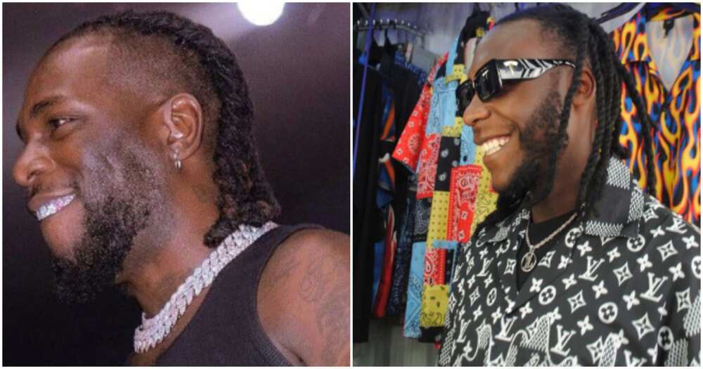 Nigrian singer Burna Boy and Kenyan lookalike