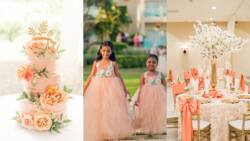 What color goes with peach for a wedding ceremony: creative ideas