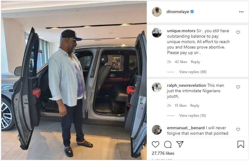 Dino Melaye: Former Senator Shows Off Rolls Royce Cullinan SUV