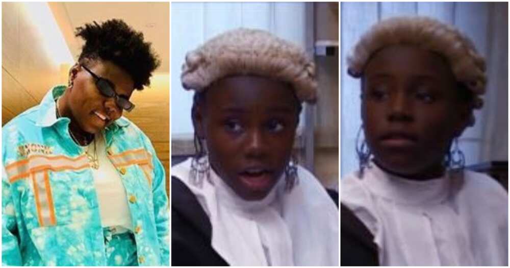 Cute video of singer Teni at the age of 12 playing judge on popular KKB show
