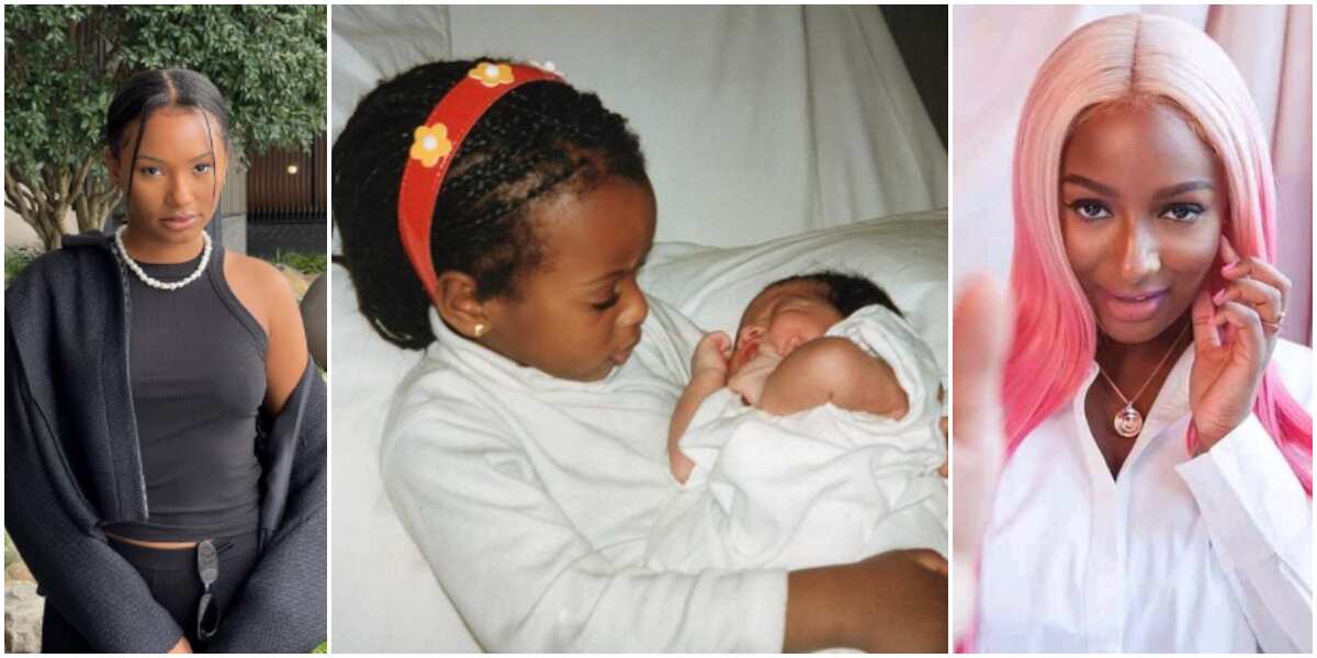 You Will Always Be My Big Sister: Temi Otedola Shares Emotional Photo of DJ  Cuppy Babysitting Her As Infant ▷ Nigeria news | Legit.ng