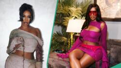 Tiwa Savage leaves little to imagination in controversial outfit, netizens react: "She no get shame"