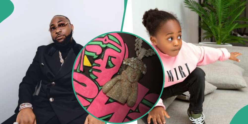 Davido gets new pendant of late son, Ifeanyi.