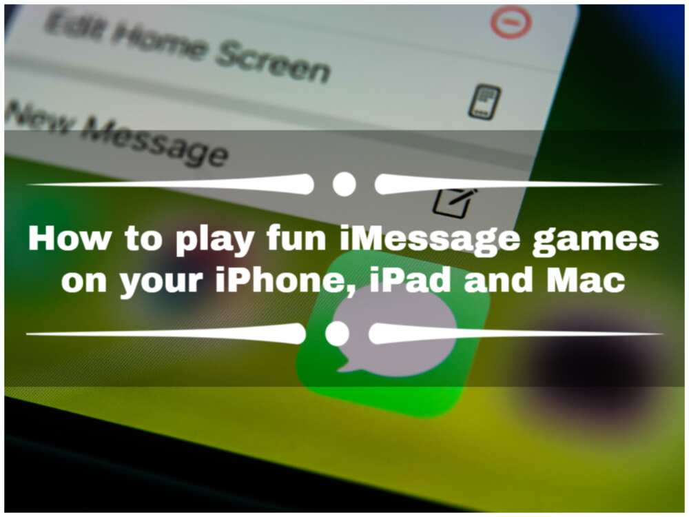 how to play games on imessage