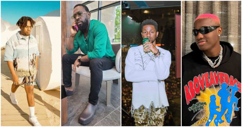 Photos of Buju BNXN, Timaya, Omah Lay and Ruger