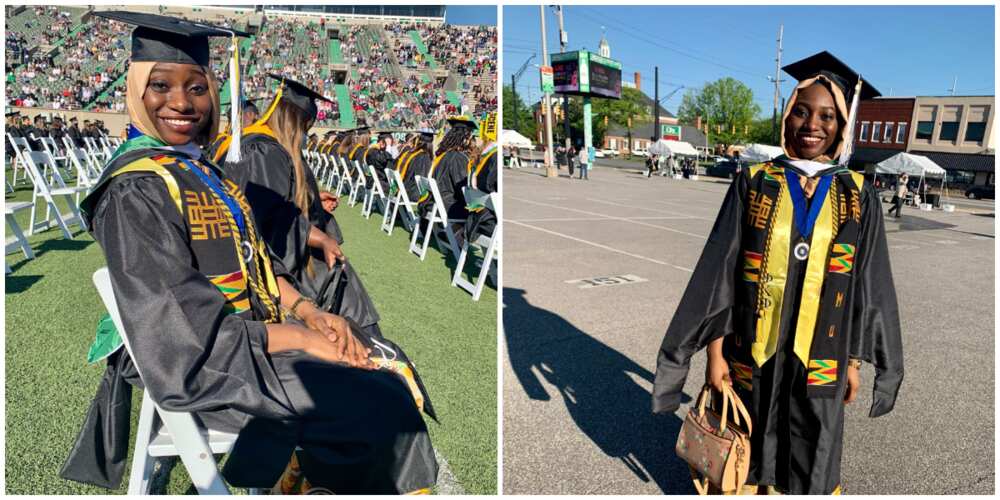 After Breaking 42-Year-Old Record at Nigerian University, Lady Graduates with Perfect Grade from US Varsity