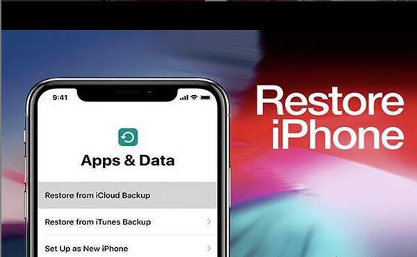 restore iPhone from iCloud