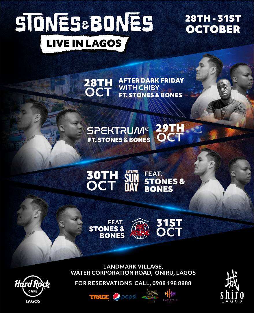 Stones & Bones: Pepsi Collaborates With Hard Rock Cafe to Bring Premium Musical Entertainment To Lagos