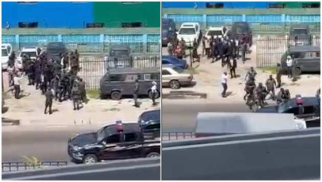 APC governor's convoy chases Okada riders into Nigerian Army barracks