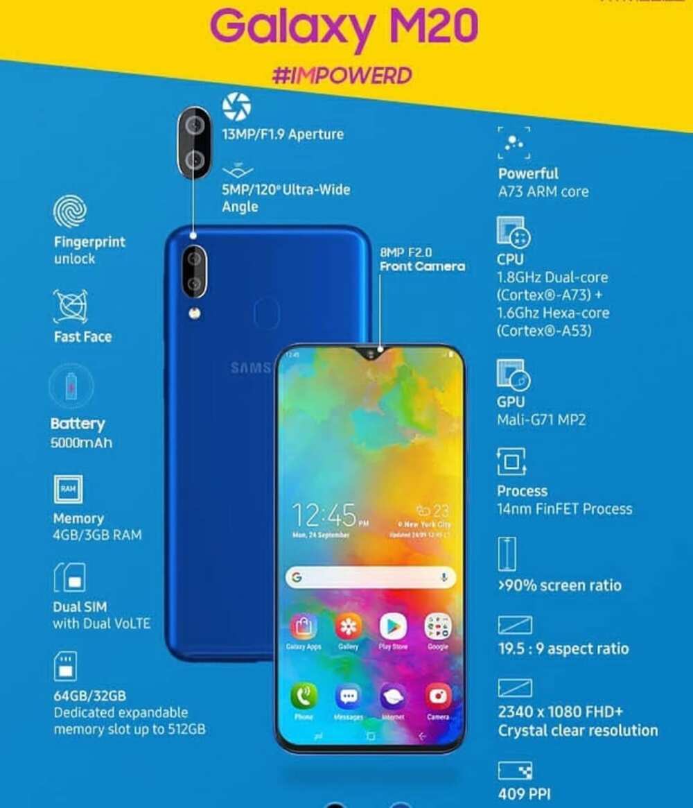 samsung galaxy m20 features and price