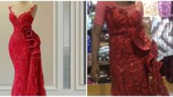 What I ordered: Abroad lady in shock after seeing photo of her prom dress made in Nigeria