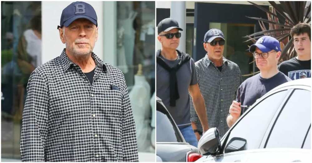 Bruce Willis Steps out With Friends after Aphasia Diagnosis.