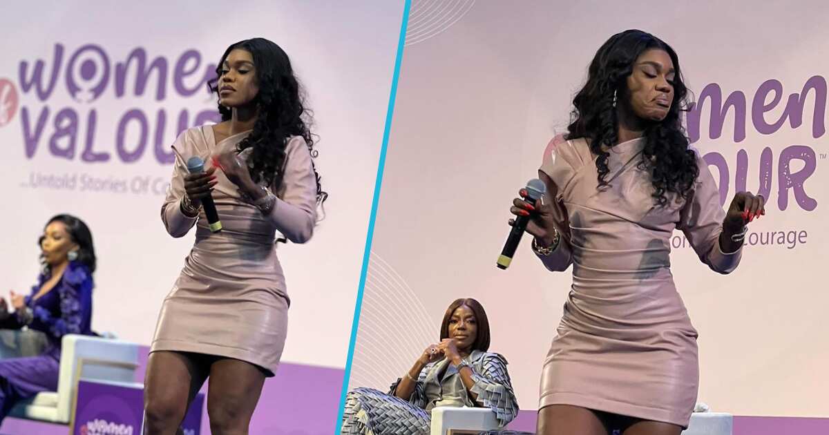 See how Becca thrilled fans with one of her unreleased song at a conference