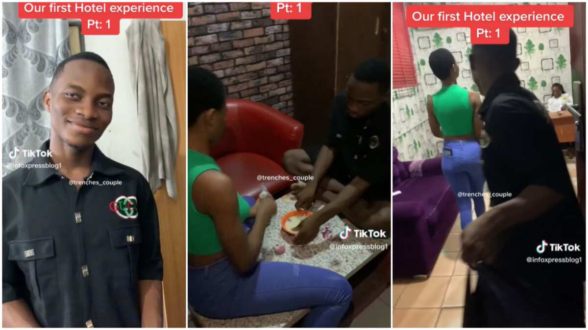 Watch what happened when this man took his pretty girlfriend to hotel after renting flat for her mother