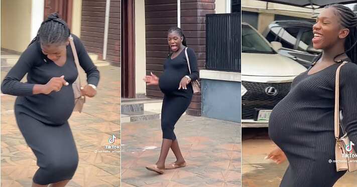 Pregnant woman flaunts babybump, dances in video