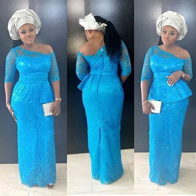 Plus size dresses for wedding guests in Nigeria